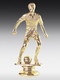 Kunststofffigur Fußballspieler