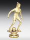 Kunststofffigur Fußballspielerin