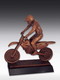 Resinfigur Motorradfahrer