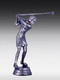 Kunstsofffigur Golferin