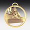 Metall-Medaille Billard