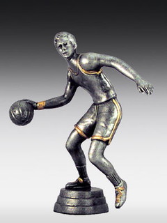 Kunstsofffigur Basketballspieler