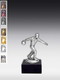 Metallfigur Bowlingspieler