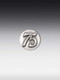 Tinnen embleem 75