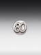 Tinnen embleem 80