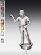 Metallfigur Dartwerfer