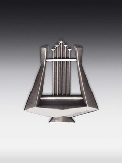 Tinnen relief muziek