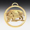 Metall-Medaille Wildschwein