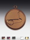 Metall-Medaille Golf (Putter)