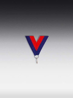 Band Blau-Rot, LxB: 80 x 2,2cm