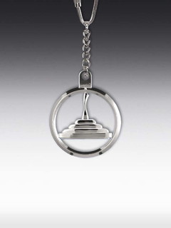 Schlüsselanhänger Eisstock