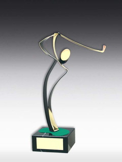 Kunstfigur Golfer