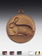 Metall-Medaille ein Kaninchen