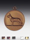 Metall-Medaille Schäferhund