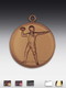 Metall-Medaille American Football-Mann