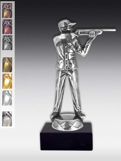 Metallfigur Gewehrschütze