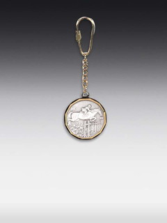 Schlüsselanhänger Springreiten