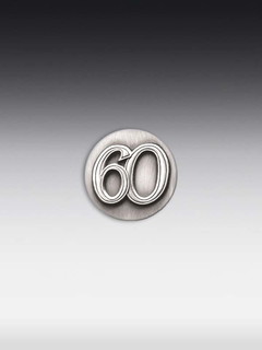 Tinnen embleem 60