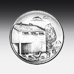 Große Medaille Tauben zu Hause