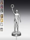 Metallfigur Sieger