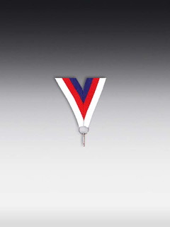 Band Weiss-Rot-Blau, LxB: 80 x 2,2cm