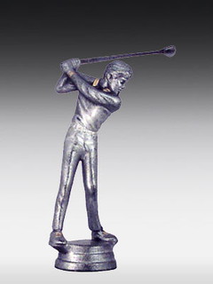 Kunstsofffigur Golfer