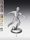 Metallfigur Fußballspieler