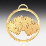 Metall-Medaille 4 Asse