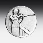 Große Medaille Gewehr-Frau