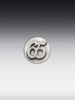 Tinnen embleem 65