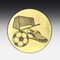 Aluminiumemblem Fußball