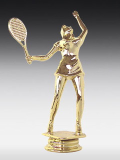 Kunststofffigur Tennisspielerin