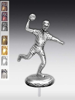 Metallfigur Handballspieler
