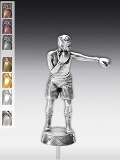 Metallfigur Amateurboxer