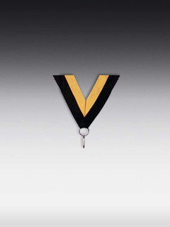 Band Schwarz-Gelb, LxB: 80 x 2,2cm