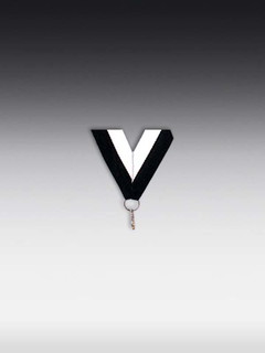 Band Schwarz-Weiss LxB: 80 x 2,2cm