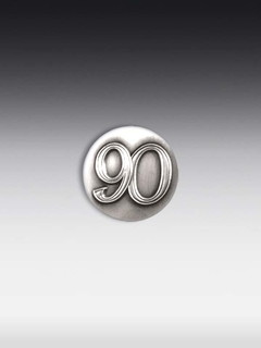 Tinnen embleem 90