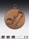 Metall-Medaille Fußballschuh/Ball