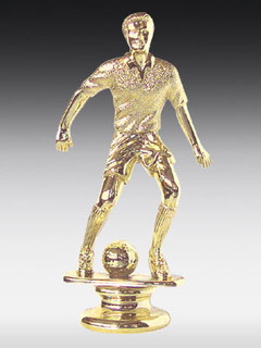 Kunststofffigur Fußballspieler