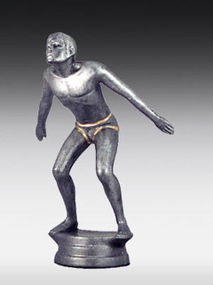 Kunstsofffigur Schwimmer