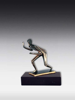 Resin-Artfigur Tischtennisspieler