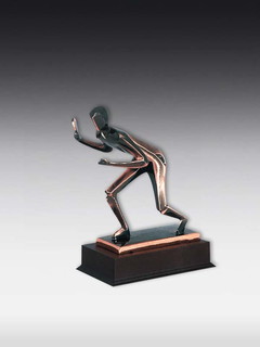 Resin-Artfigur Tischtennis