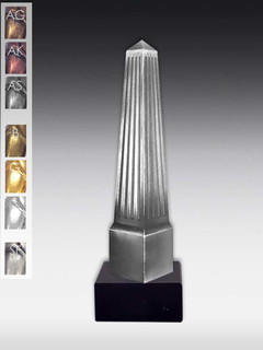 Metallfigur Obelisk