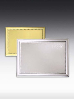 Aluminiumtafel Plate Gold