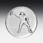 Große Medaille Eisstock-Mann