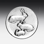 Große Medaille 3 Kaninchen