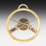 Metall-Medaille Gewehr