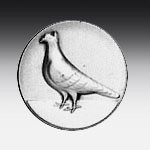 Kunststoffemblem Fränkische Trommeltaube