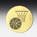 Aluminiumemblem Basketball