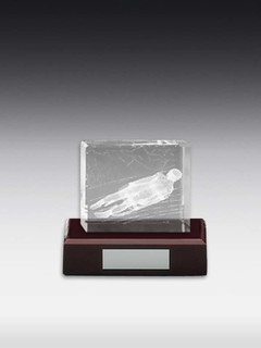 3D-Laserinnengravur Rennrodeln